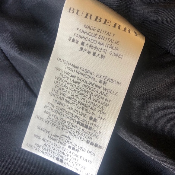Auth Burberry London Worchester Glen Check Blazer - Picture 6 of 9